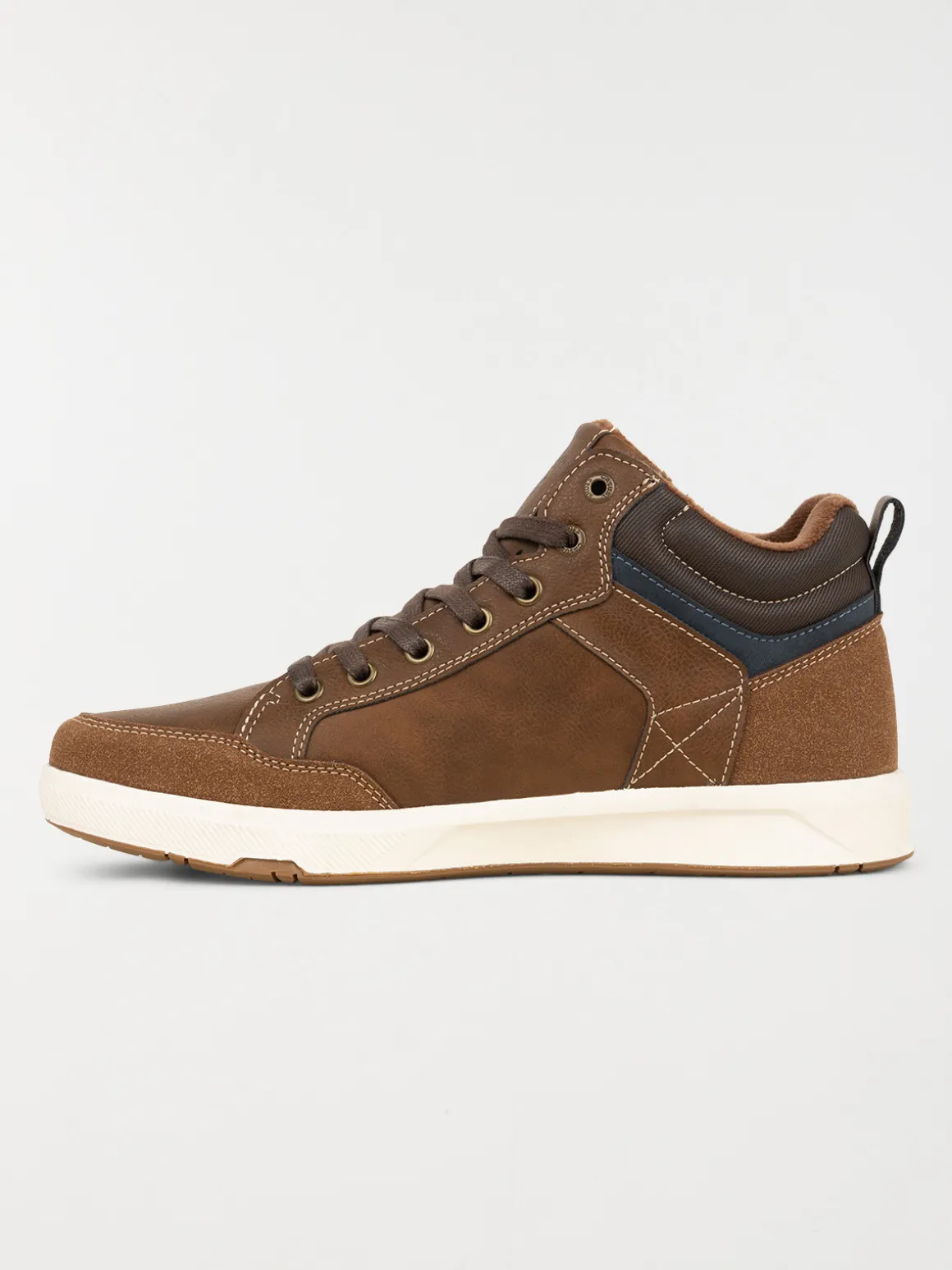 Boots marrons à lacets homme (40-46)