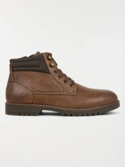 Boots marrons lacets homme (40-46)