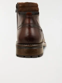 Boots marrons lacets homme (41-46)