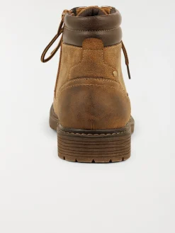 Boots marrons lacets homme (40-46)