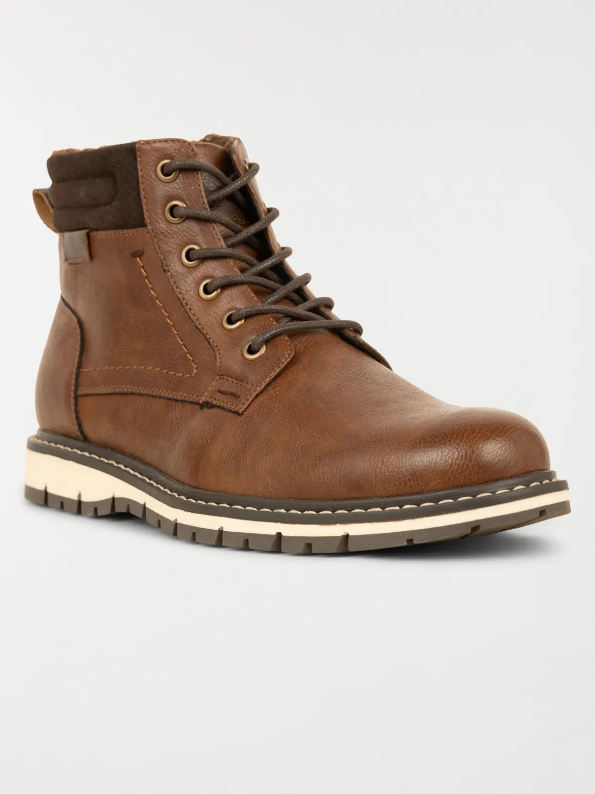 Boots montantes marrons homme (40-46)