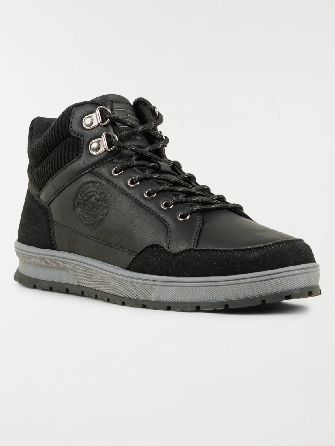 Boots noires à lacets homme (40-46)