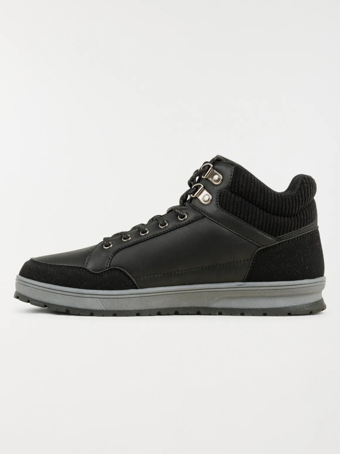 Boots noires à lacets homme (40-46)