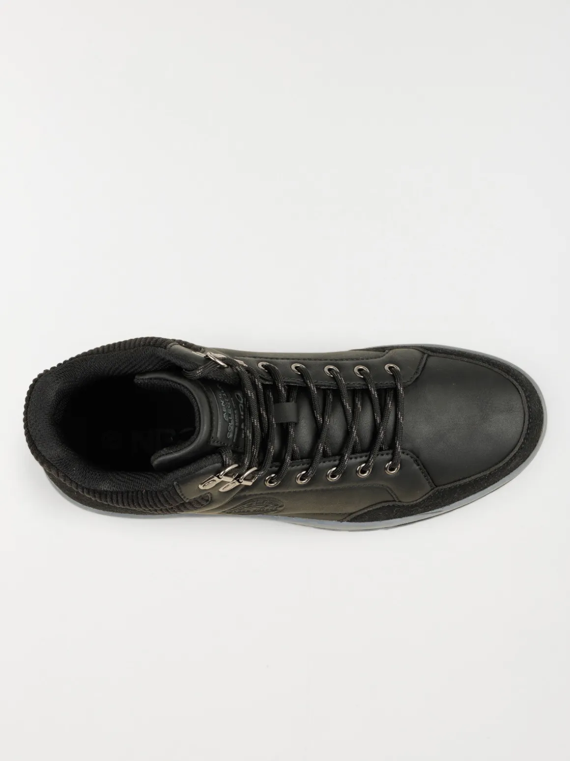 Boots noires à lacets homme (40-46)