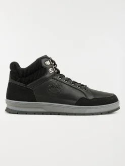 Boots noires à lacets homme (40-46)