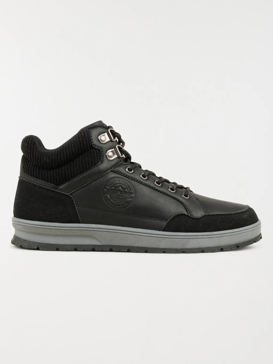 Boots noires à lacets homme (40-46)