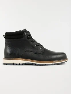Boots noires lacets homme (40-46)