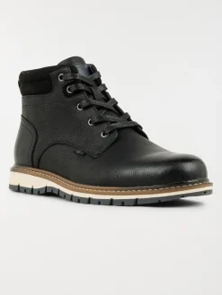 Boots noires lacets homme (40-46)