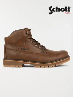 Boots SCHOTT DOCKS marron homme (41-46)