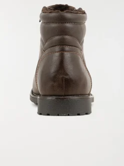 Boots zippées marrons homme (40-45)