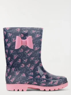 Bottes de pluie fille noeud (22-30)