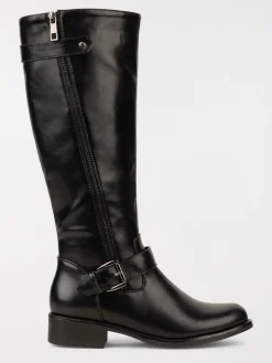 Bottes femme coloris noir (36-41)