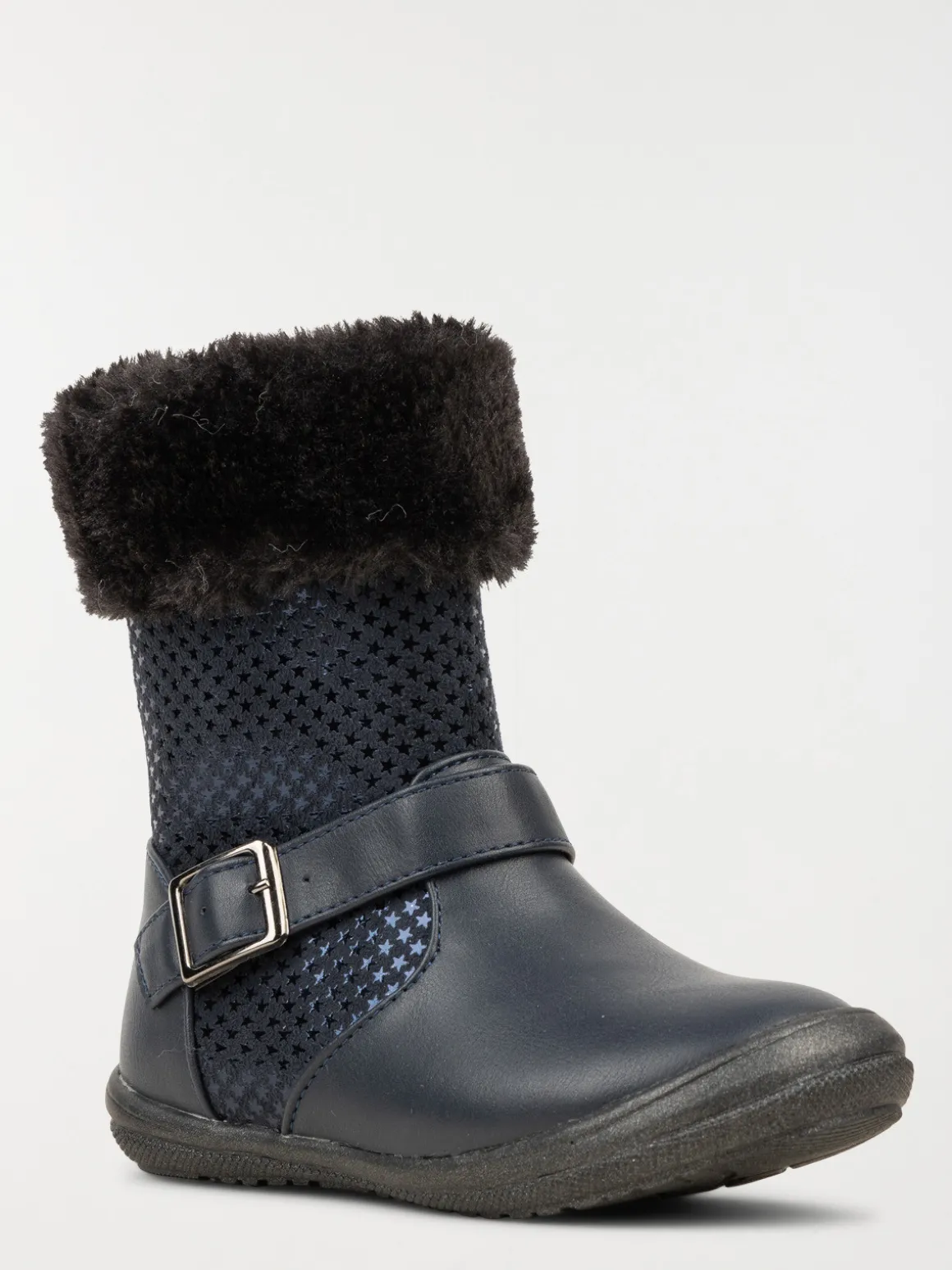 Bottes fourrées étoiles fille (25-30)