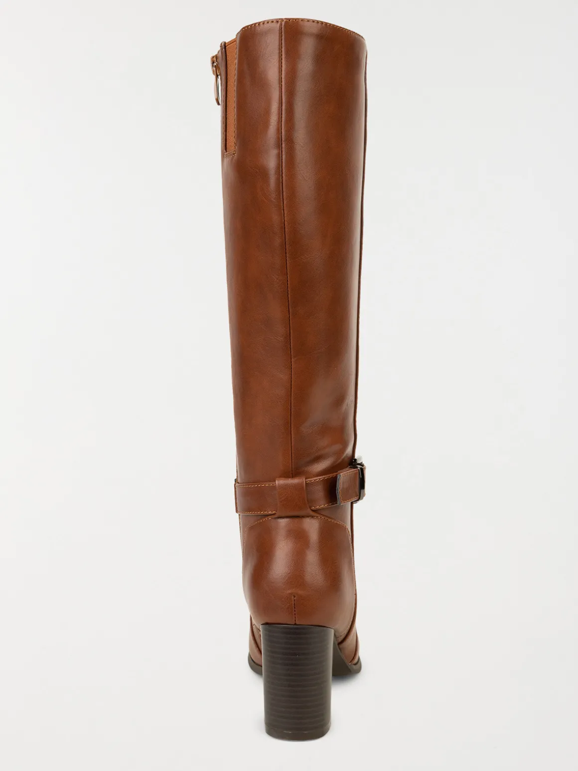Bottes marrons à talon femme (36-41)