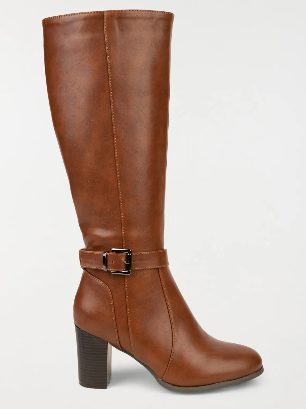 Bottes marrons à talon femme (36-41)