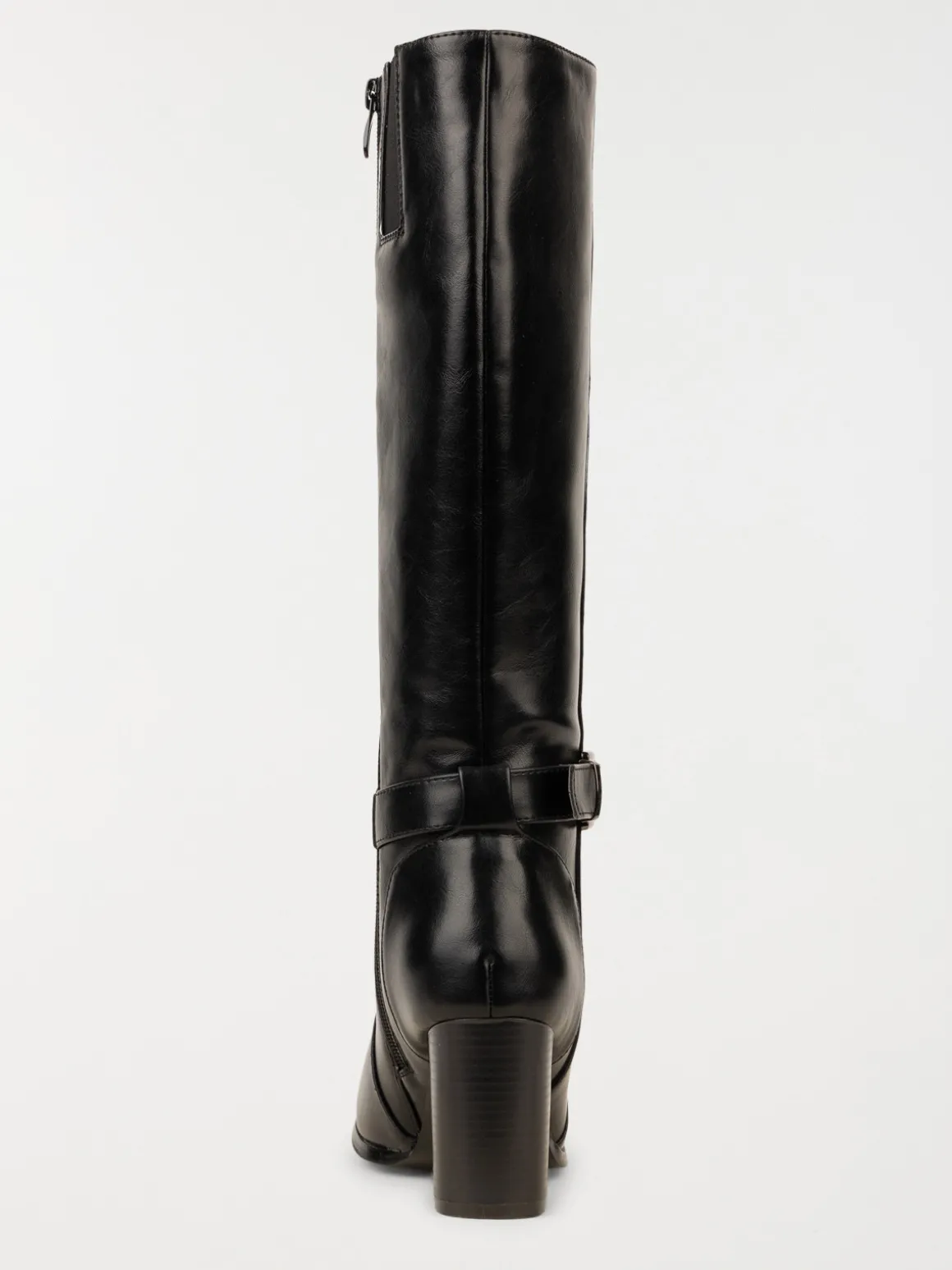 Bottes noires à talon femme (36-41)