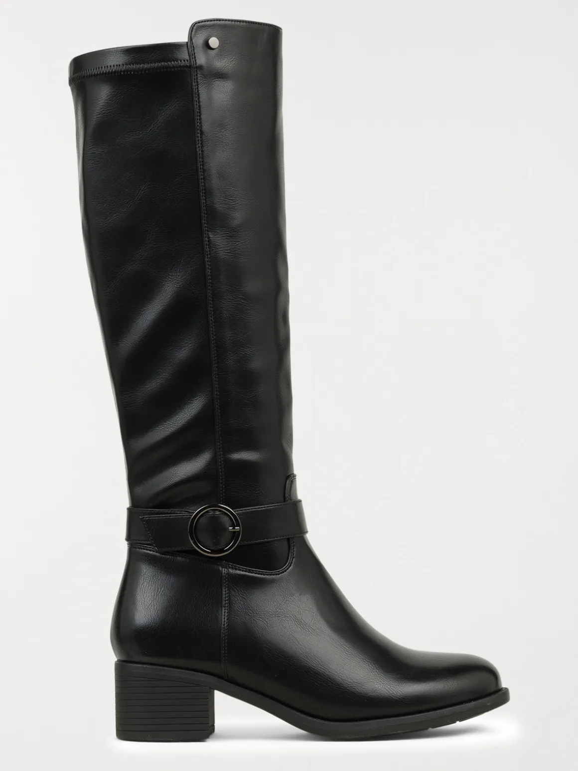 Bottes noires à talon femme (36-41)