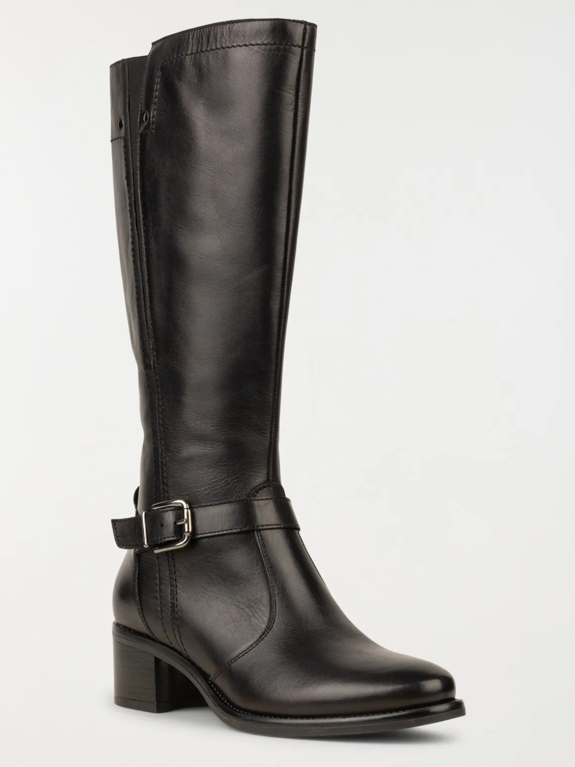 Bottes noires à talon femme (36-41)