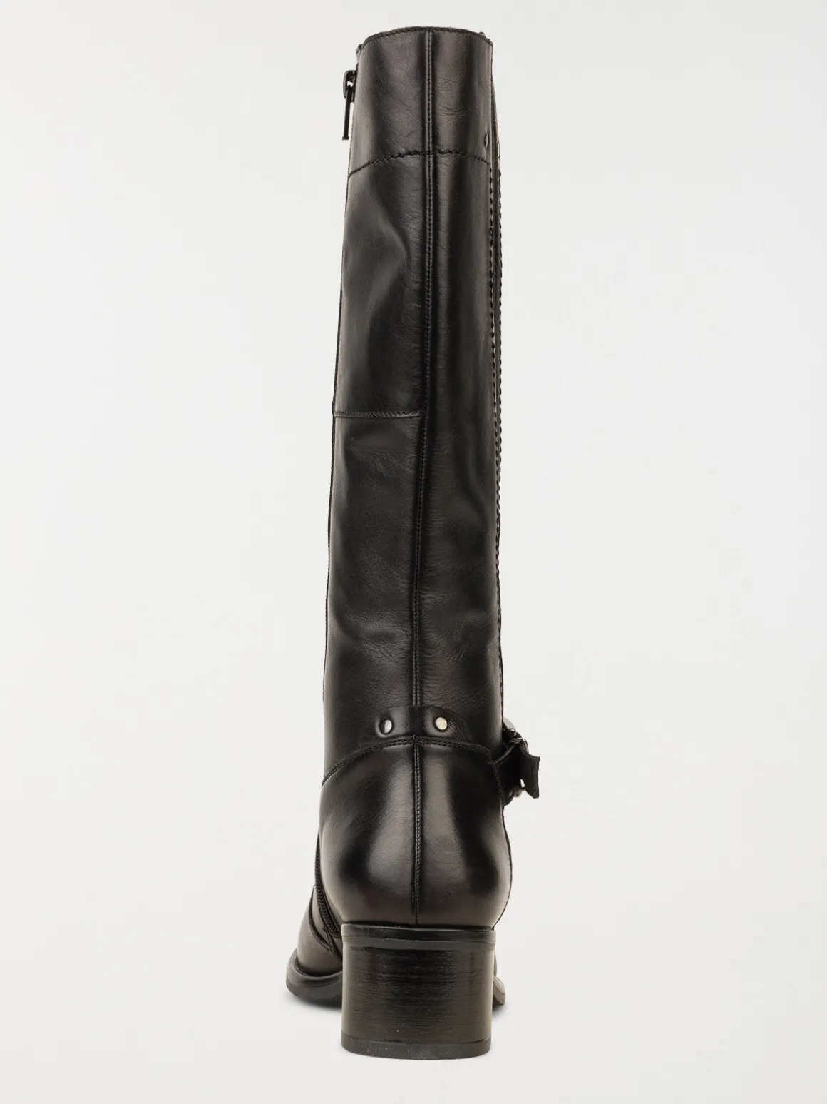 Bottes noires à talon femme (36-41)