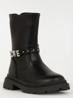 Bottes noires love fille (24-30)
