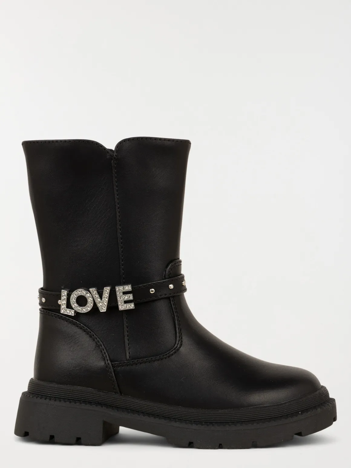 Bottes noires love fille (24-30)