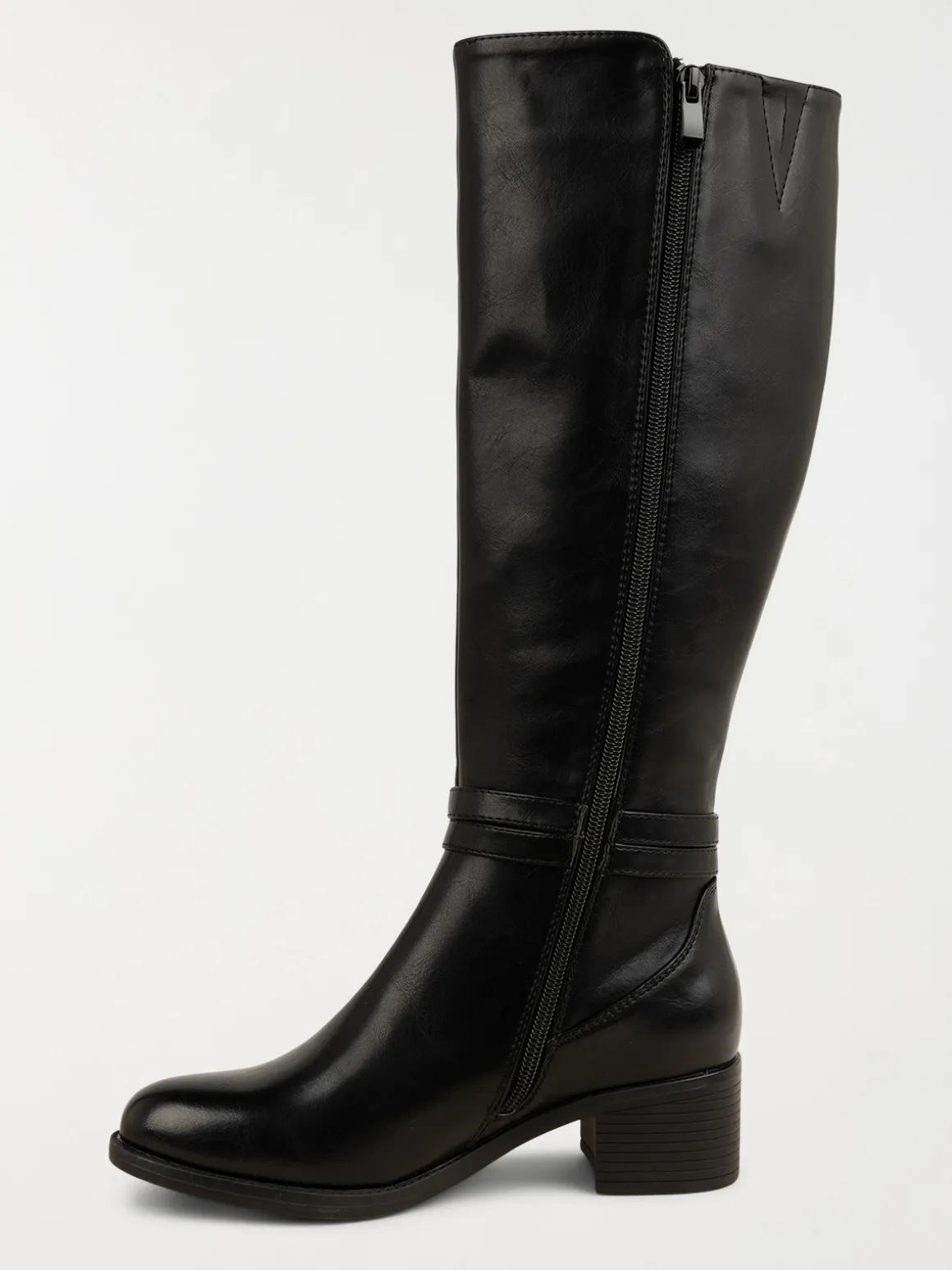 Bottes noires plates femme (36-41)