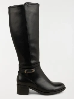 Bottes noires plates femme (36-41)