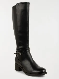 Bottes noires plates femme (36-41)