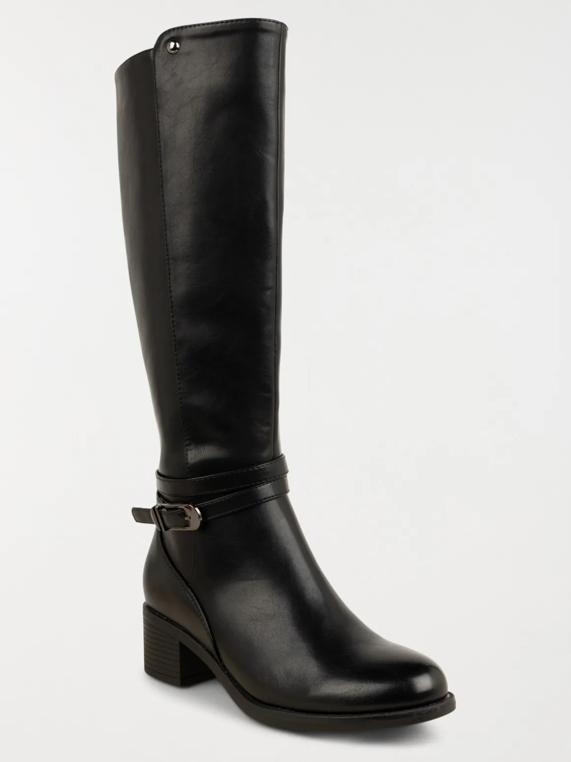 Bottes noires plates femme (36-41)