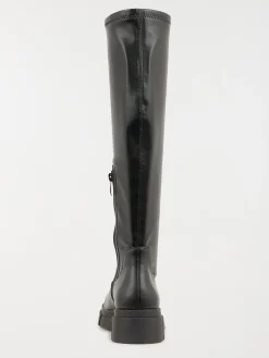 Bottes noires plates femme (36-41)