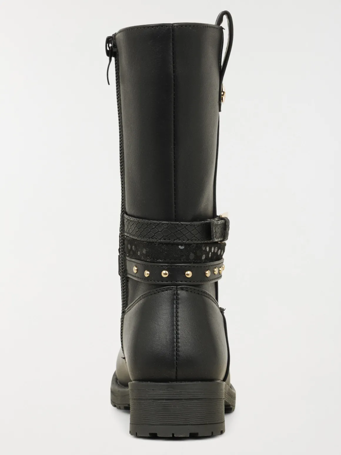 Bottes noires étoile fille (24-30)