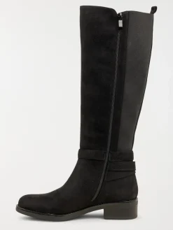 Bottes plates femme noires (36-41)