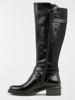 Bottes plates noires femme (36-41)