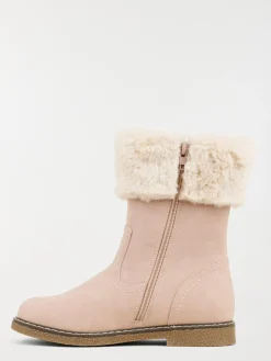 Bottes roses pompons fille (31-35)