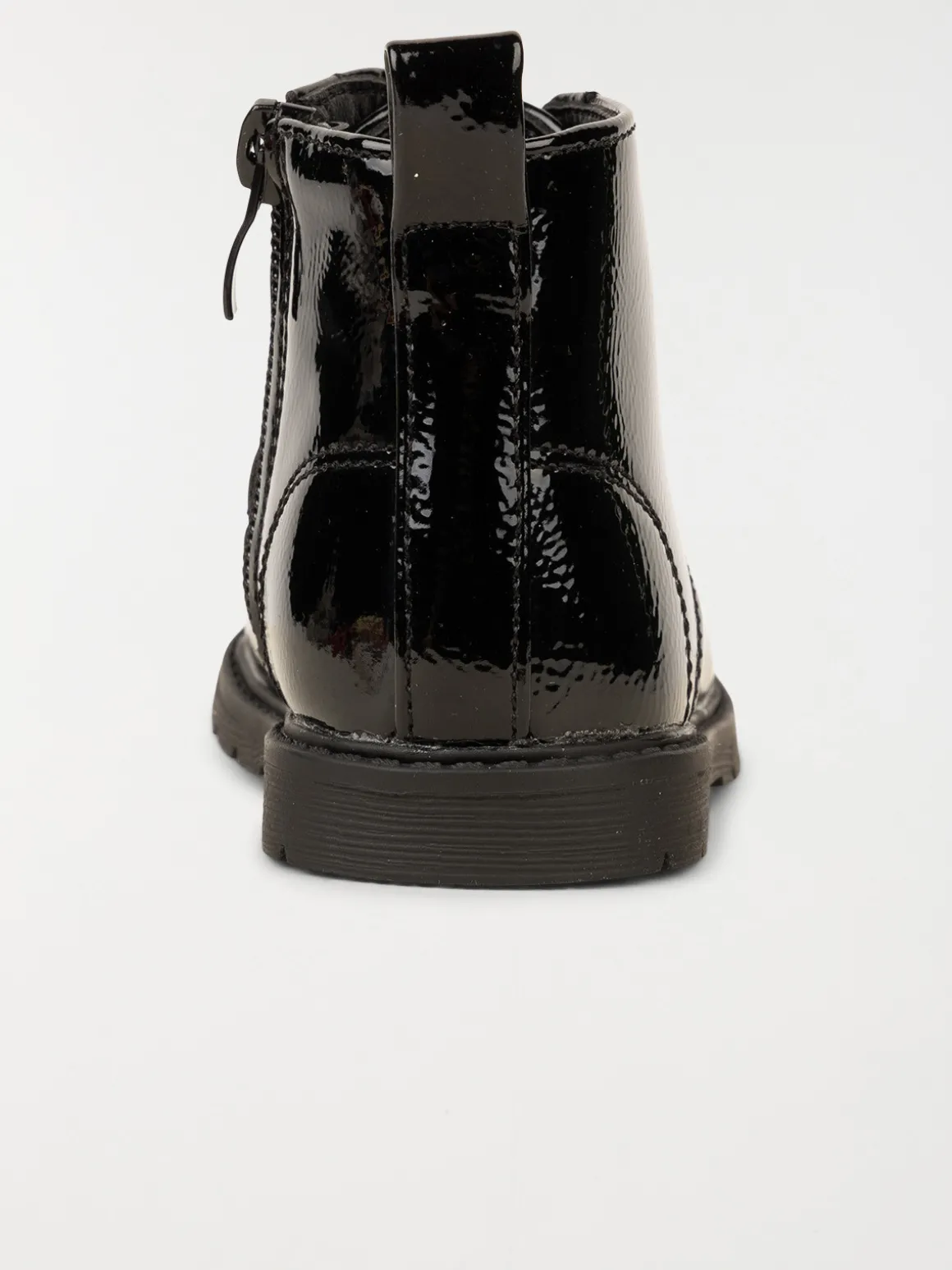 Bottillons vernies noires fille (20-23)