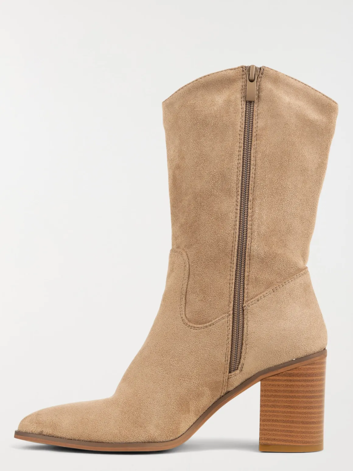 Bottine à talon taupe femme (36-41)