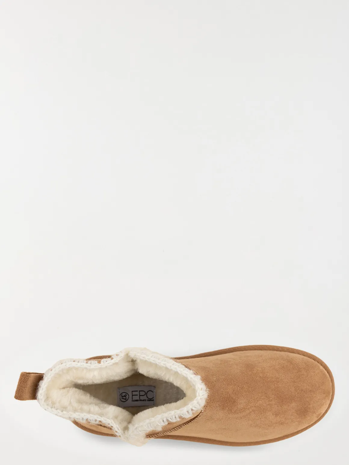 Bottine camel suédine femme (36-41)
