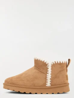 Bottine camel suédine femme (36-41)