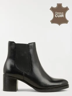 Bottine chelsea à talon femme (36-41)
