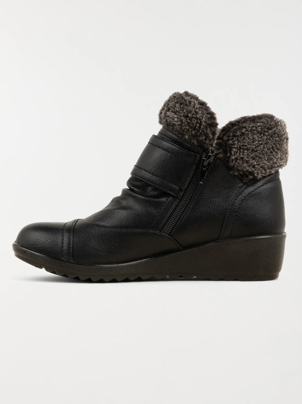 Bottine confort bicolore femme (36-41)