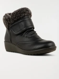 Bottine confort bicolore femme (36-41)