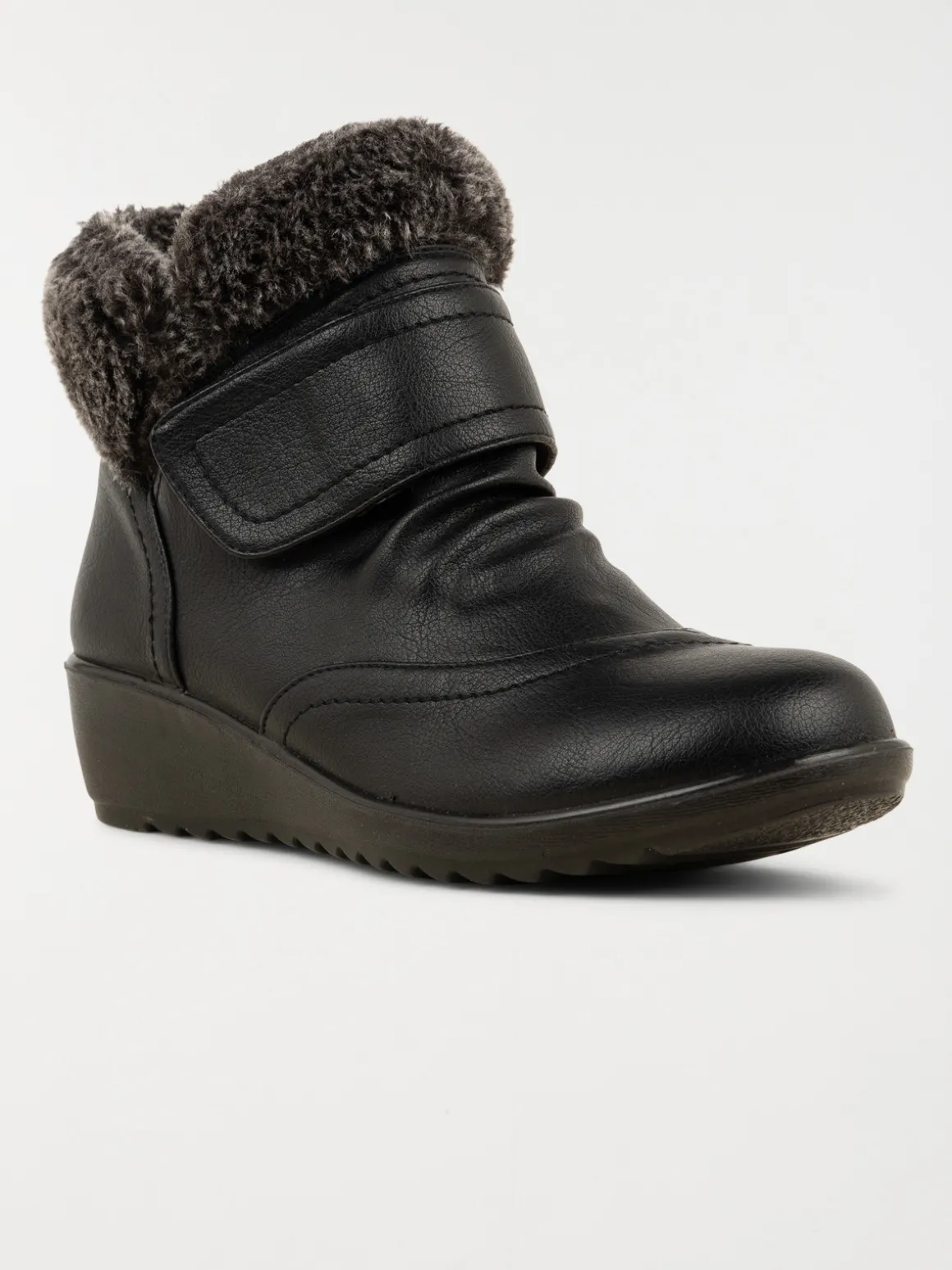 Bottine confort bicolore femme (36-41)