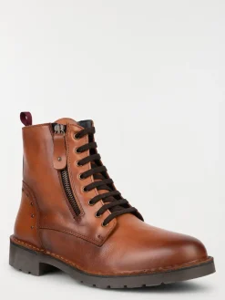 Bottine femme marron dessus cuir (36-41)