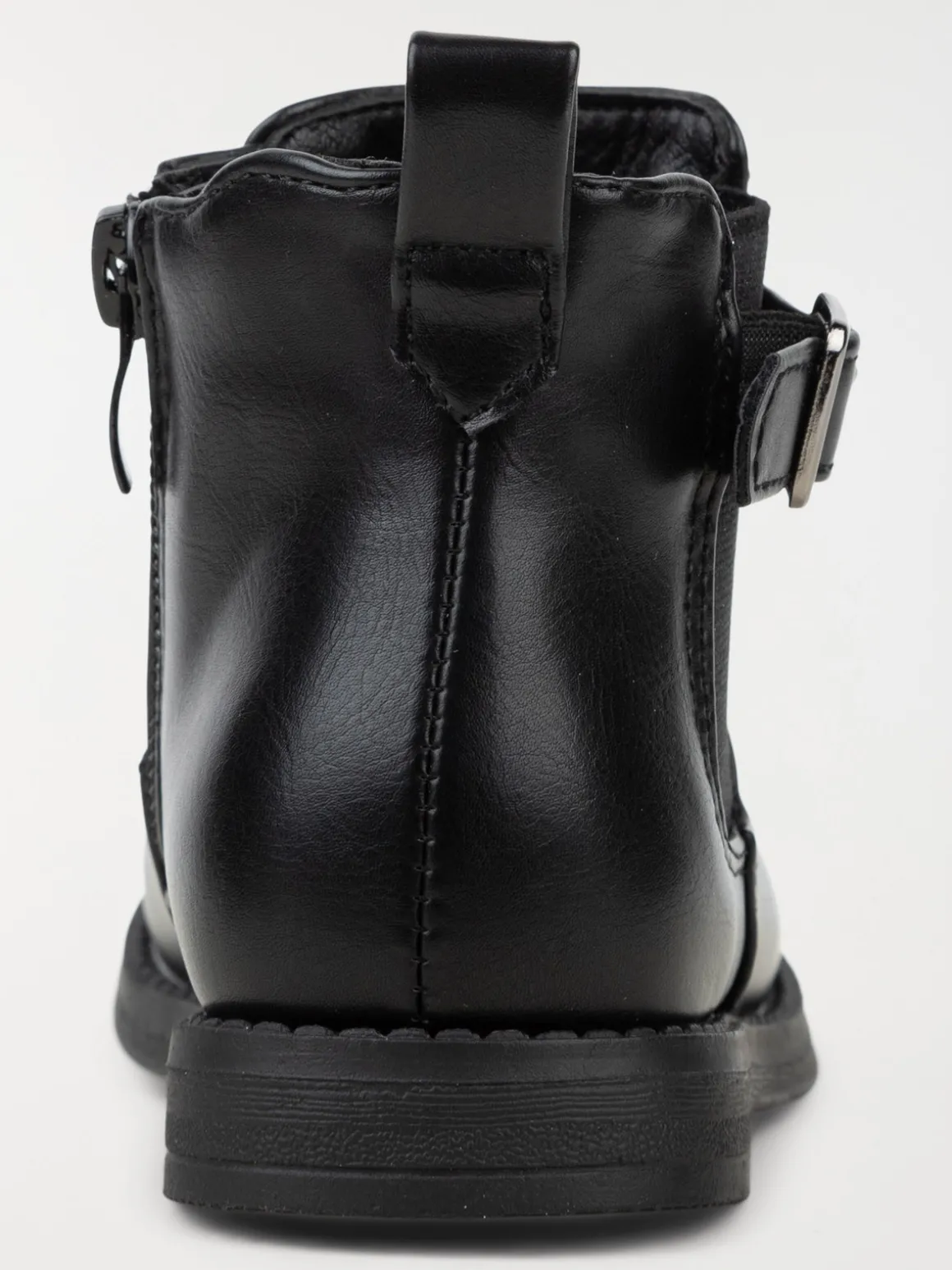 Bottine noire bride fille (24-30)