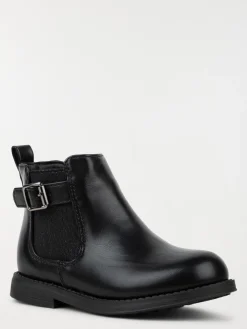Bottine noire bride fille (31-37)