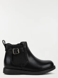 Bottine noire bride fille (31-37)