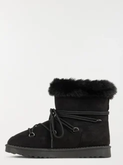 Bottine plate col fourré femme (36-41)