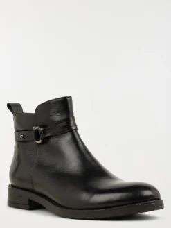 Bottine plate zippée femme (36-41)