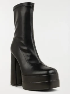 Bottine semelle plateforme femme (36-41)