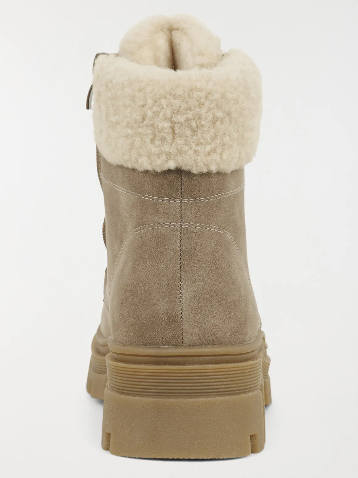 Bottine taupe col fourré femme (36-41)